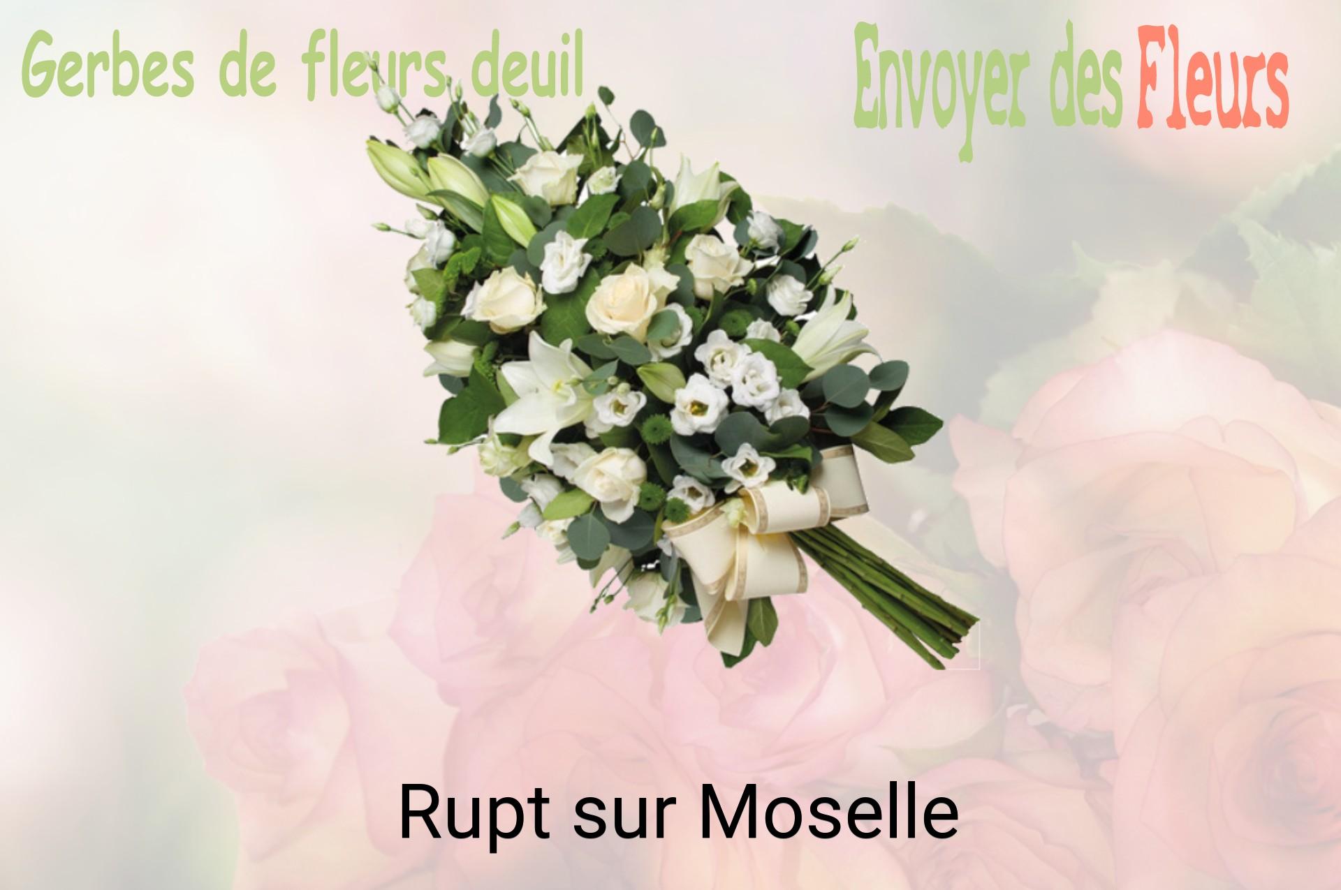Gerbe de fleurs de deuil livrée à Rupt-sur-Moselle